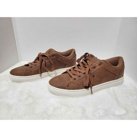 Mens Levis Tan Shoes Size 7.5 - Picture 2 of 6